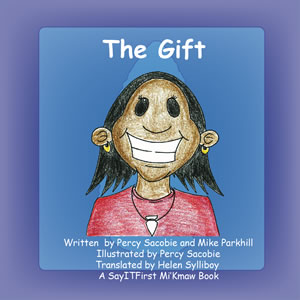 The Gift Book Cover in Mi'Kmaw