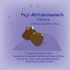 Book Cover for Visitors in Mi'kmaw